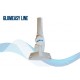 RA135FME  - BASE A DOPPIO SNODO IN NYLON - FILETTATURA 5/8"X24 - glomeasy line